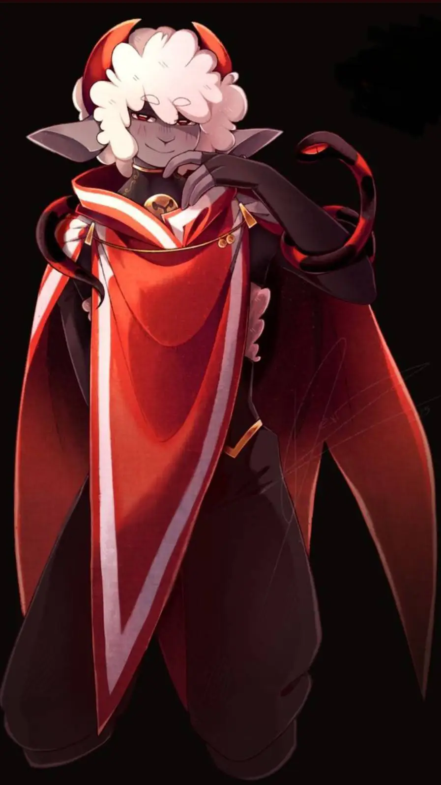 ai character: yandere lamb background