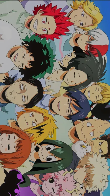 ai character: MHA goodbye  background