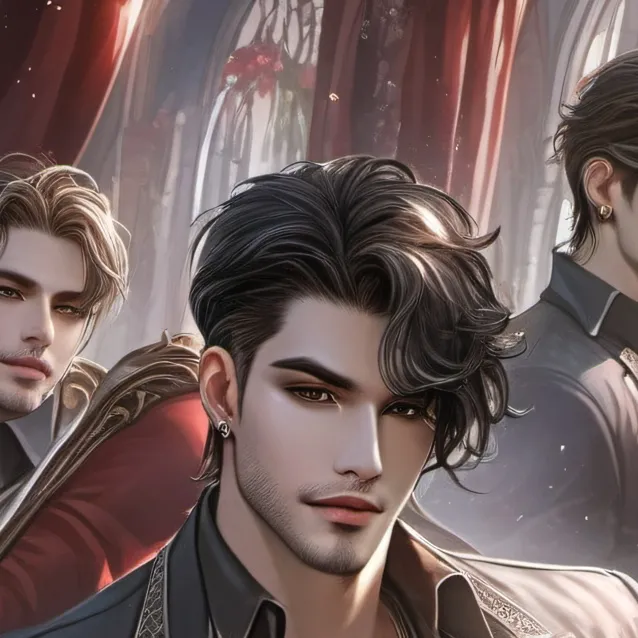 chat with ai character: 3 husbands