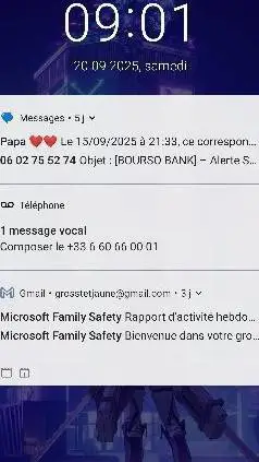 ai character: téléphone background