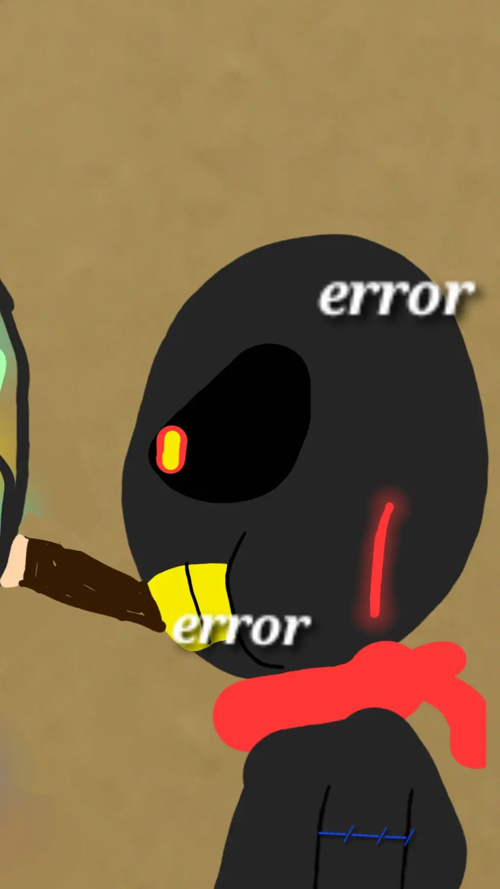ai character: error lily vs ruru background