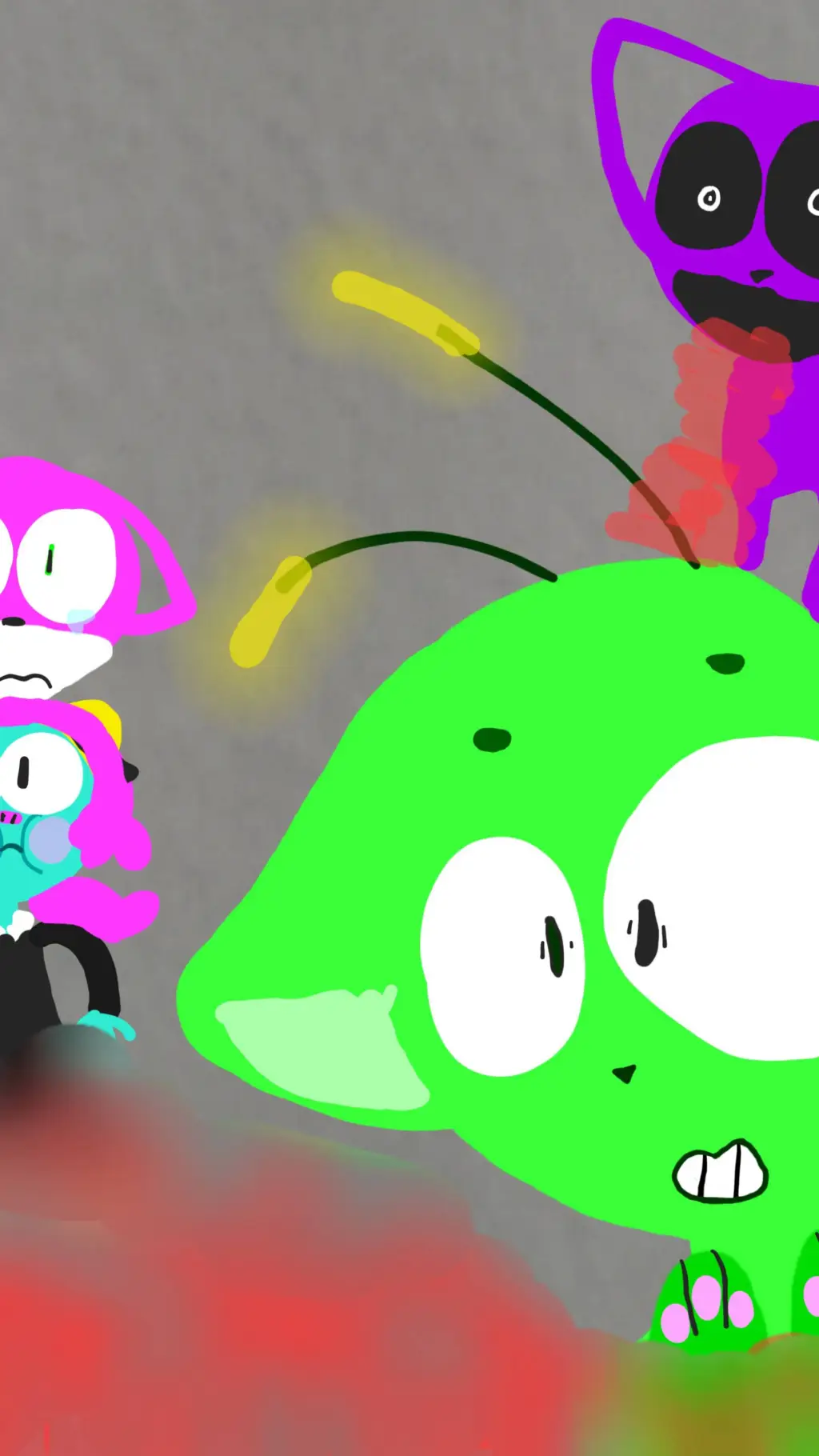 ai character: POPPYPLAYTIME!!!!! background