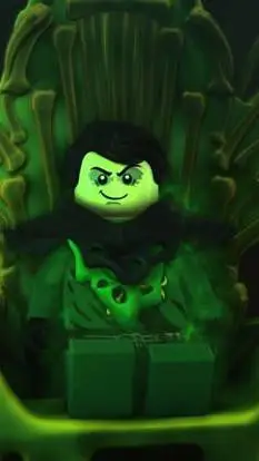 ai character: Ninjago 💚🥷 background