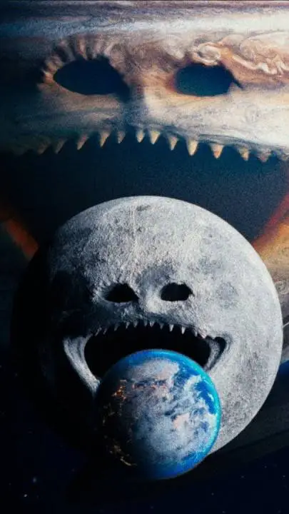 ai character: The Moon Wakes Up background