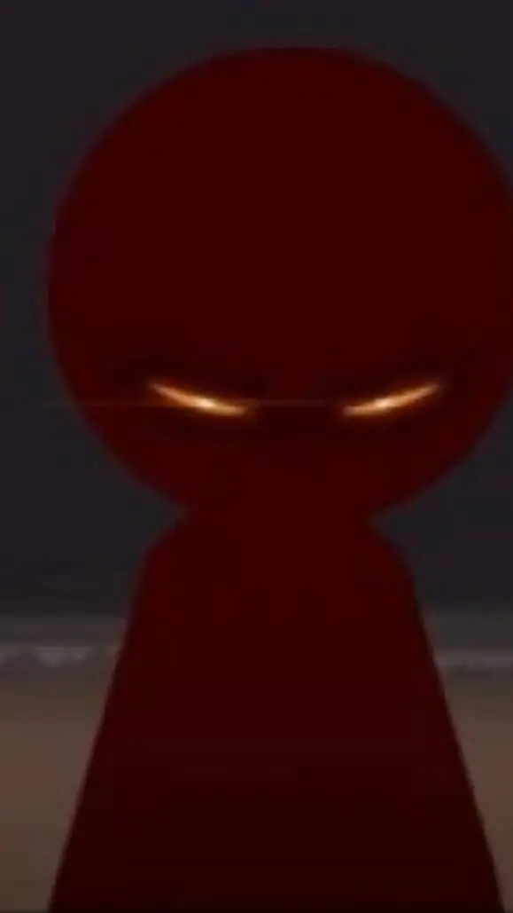 ai character: enemy red background