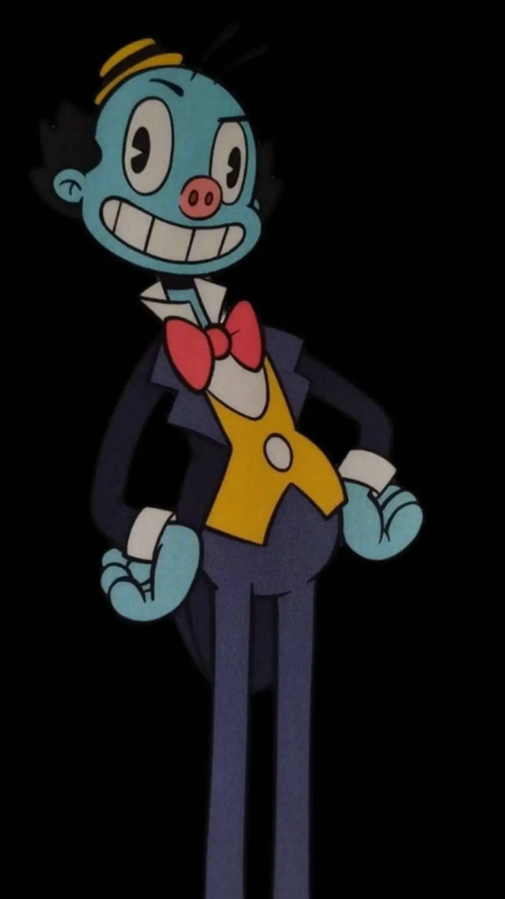 ai character: Mr ring-A-ding background