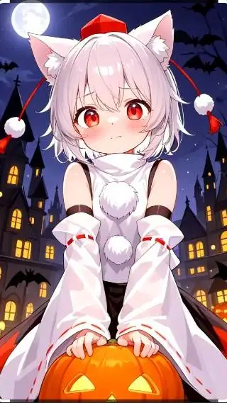 ai character: 🎃Bulan🎃 background