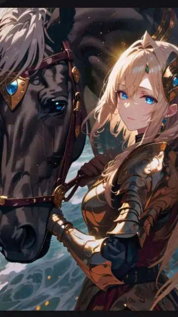 ai character: 🏵Puteri Hana🏵 background