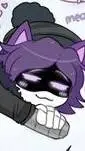 ai character: gatito uzi background