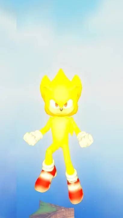 ai character: super sonic background