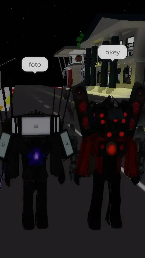 ai character: spaekman y tv man background
