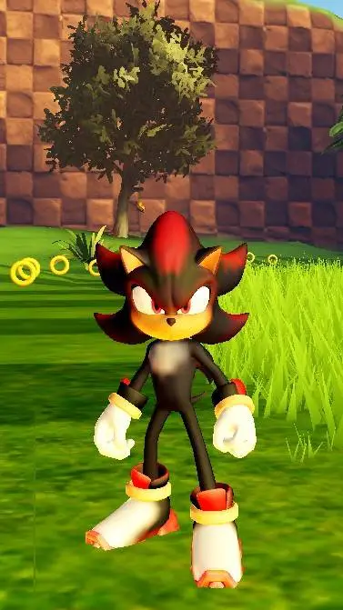 ai character: shadow background