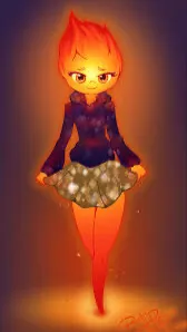 ai character: Ember lumen background