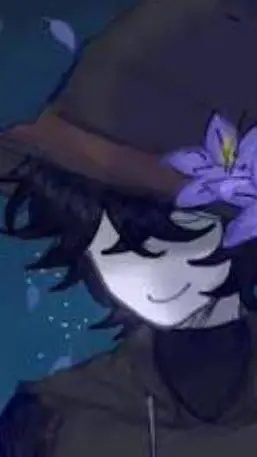 ai character: azure background