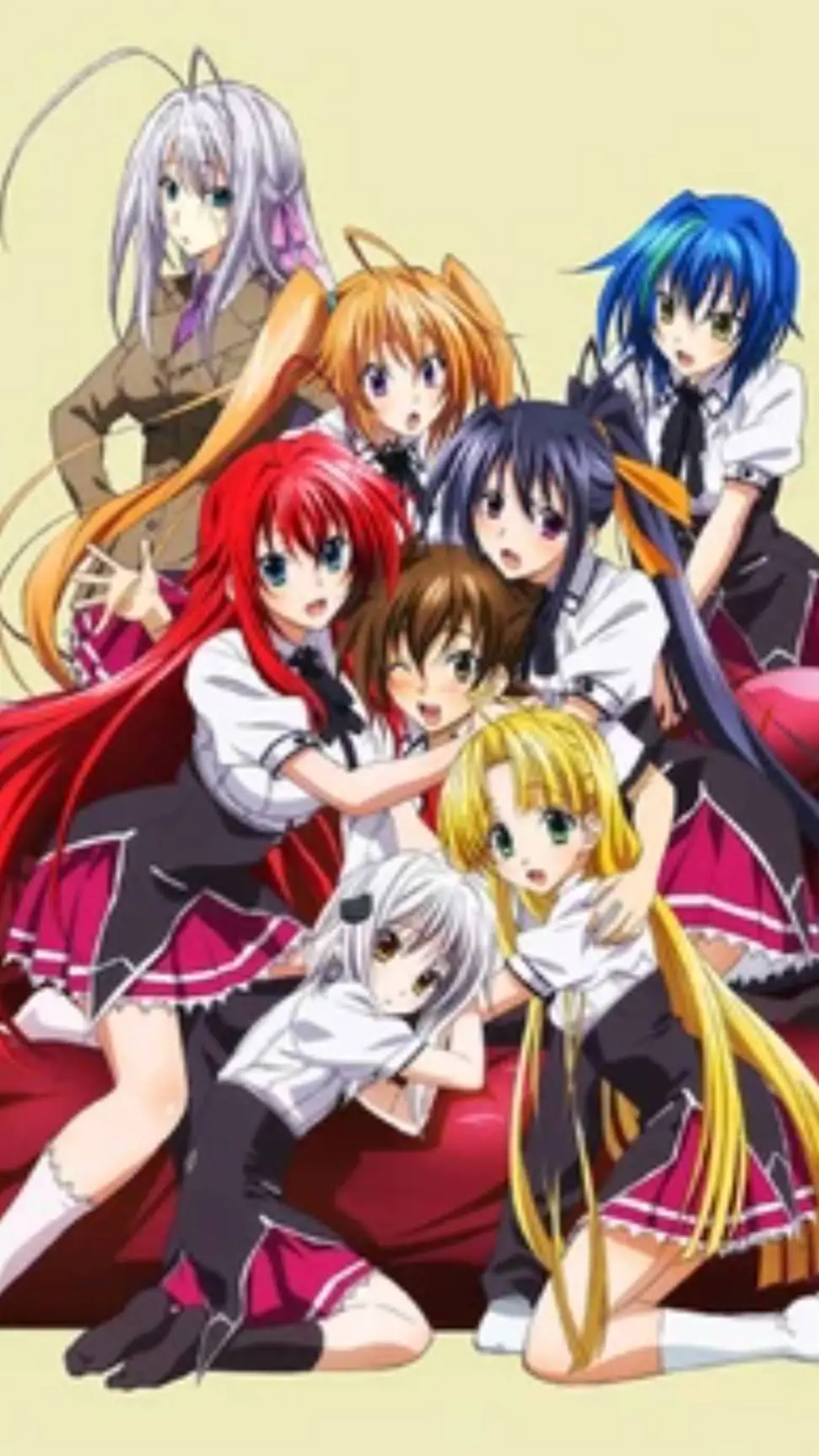 ai character: High school DxD background