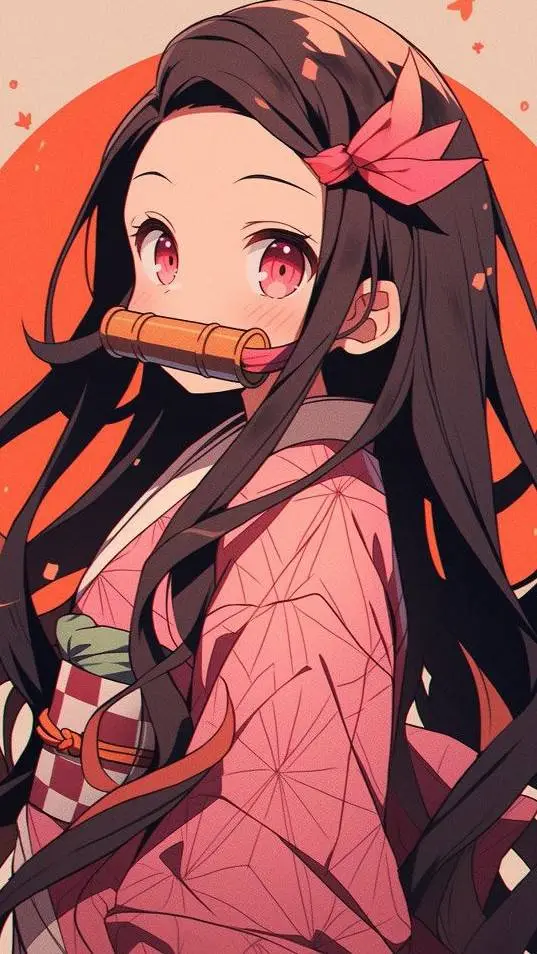 ai character: Nezuko kamado background