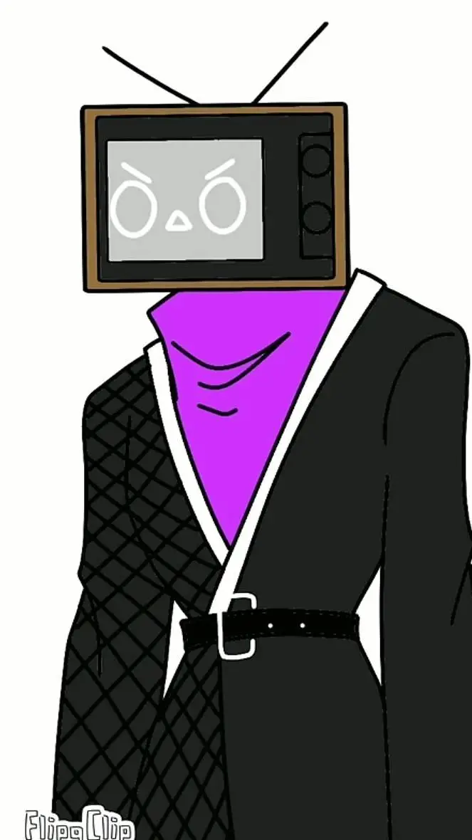 ai character: tv woman  background