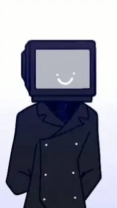 ai character: tv man  background
