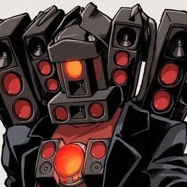 chat with ai character: titan speaker man 
