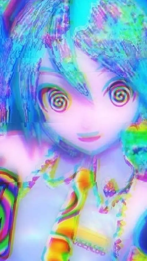 ai character: MIKU >0< background