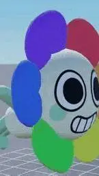 ai character: Dandy vs Sprunki background
