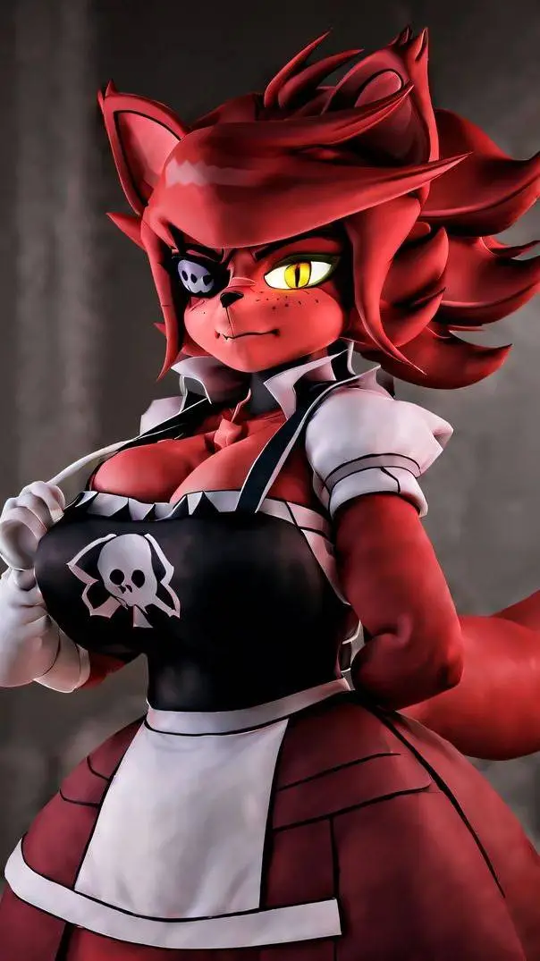 ai character: Fexa (waitress)  background