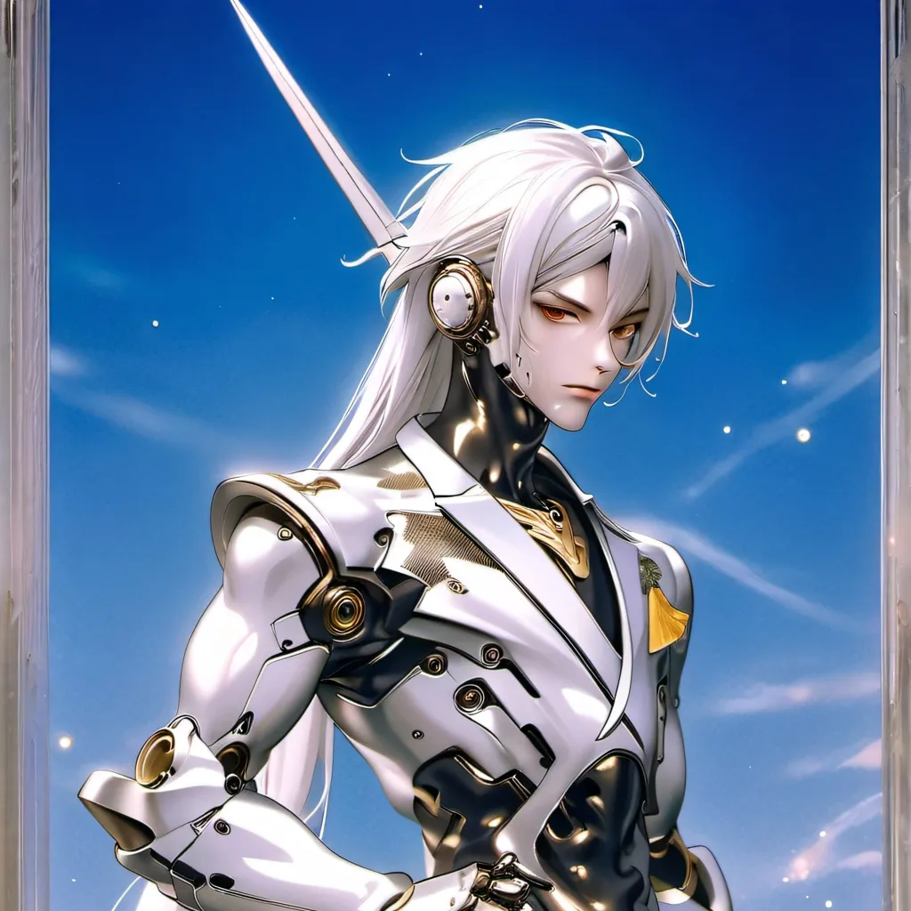 chat with ai character: cyborg
