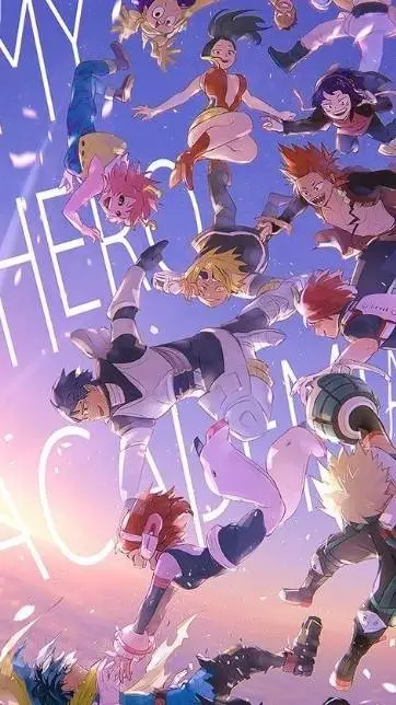ai character: MHA PARTY!✨❤️💥 background