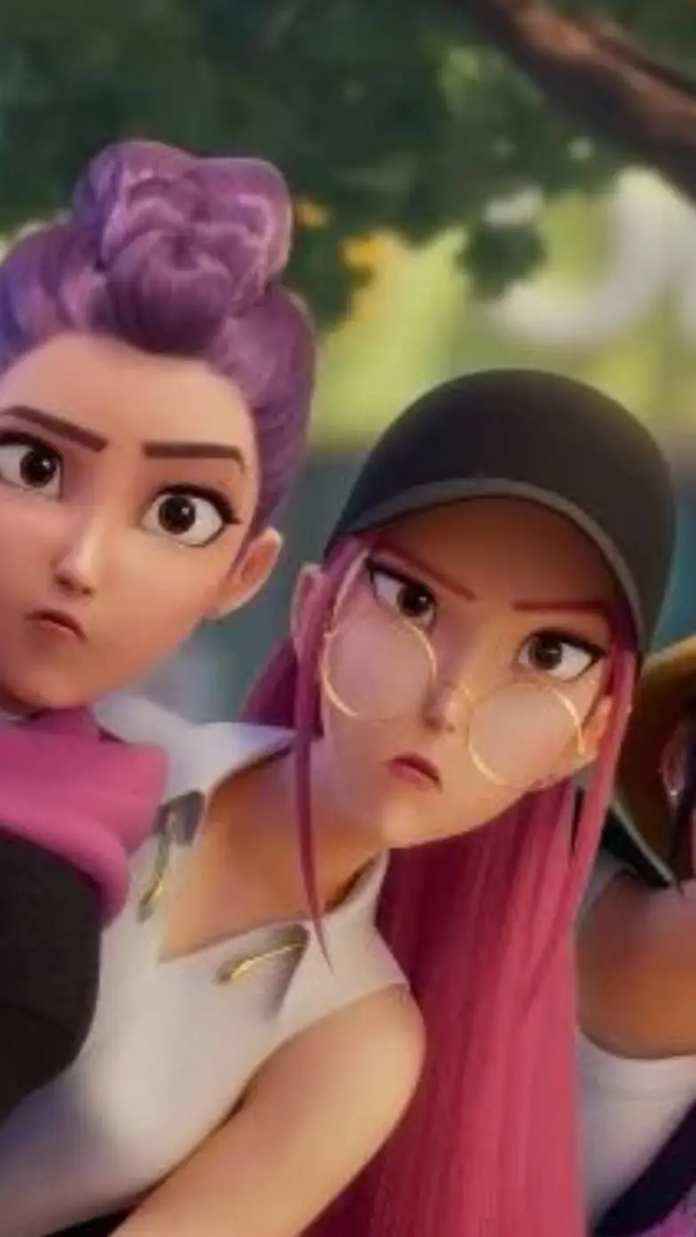 ai character: Rumi y Mira  background
