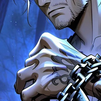 chat with ai character: Nameless man