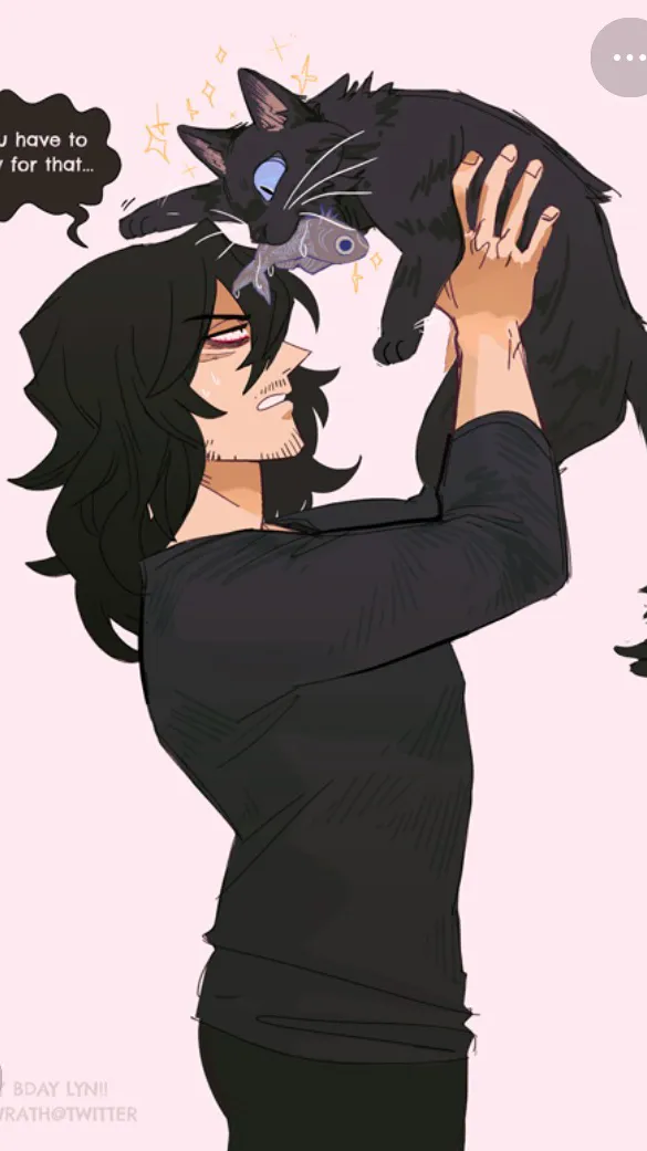 ai character: Aizawa’s cat background