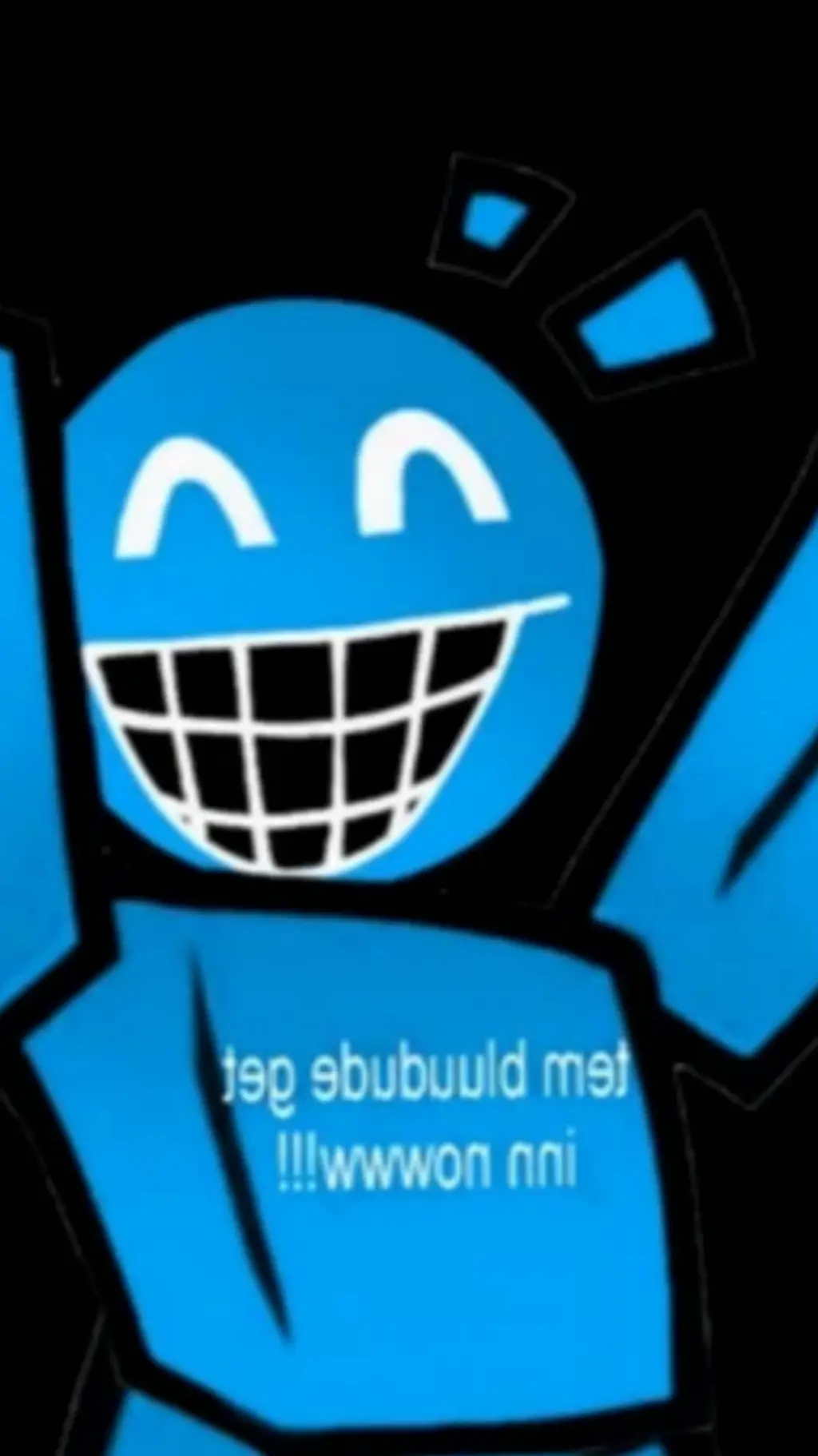 ai character: bluudud  background
