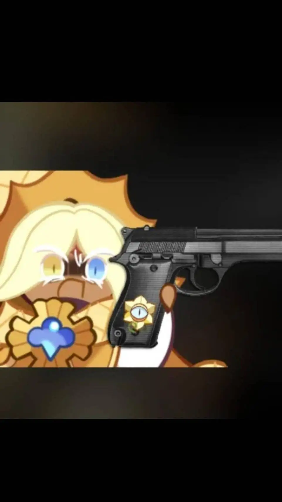 ai character: Pure vanilla cooki background