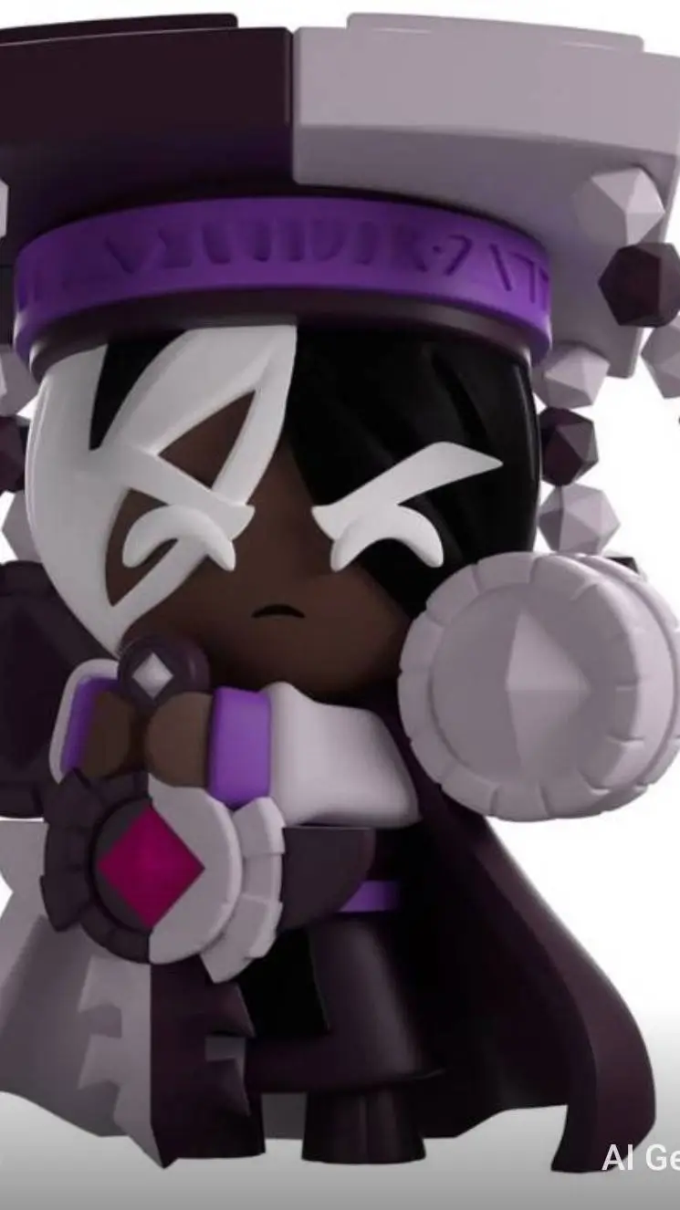 ai character: Dark Cacao cookie  background