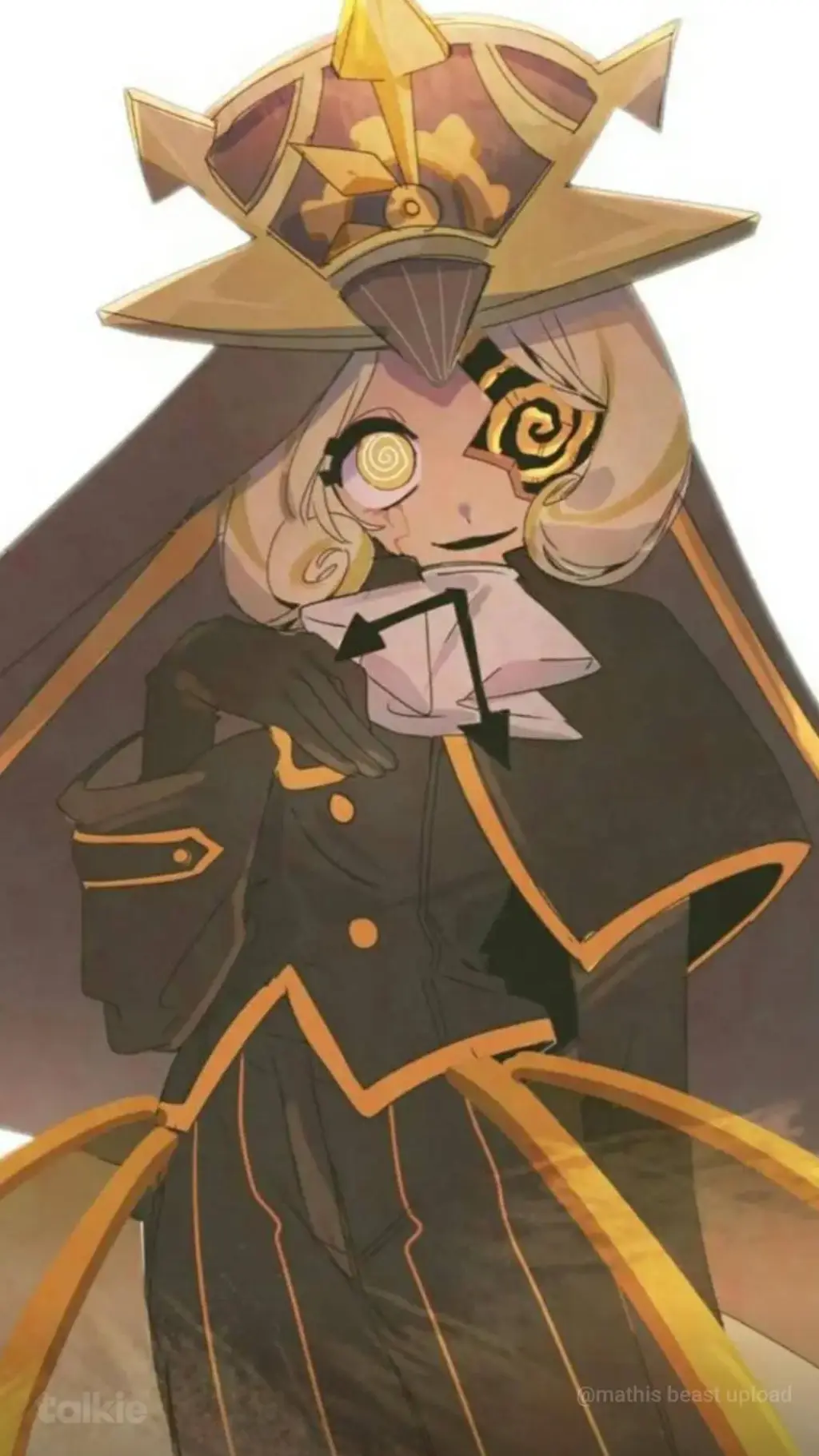 ai character: Time keeper cookie background