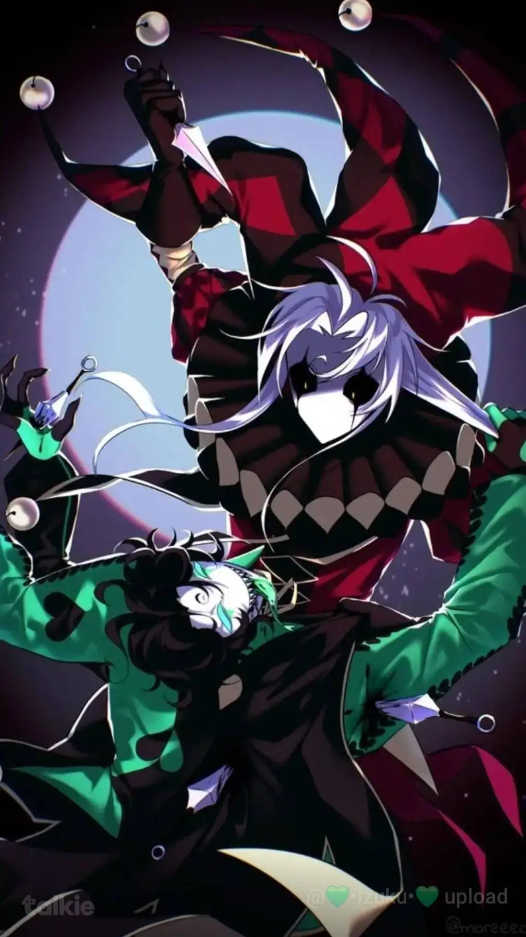 ai character: freak circus  background