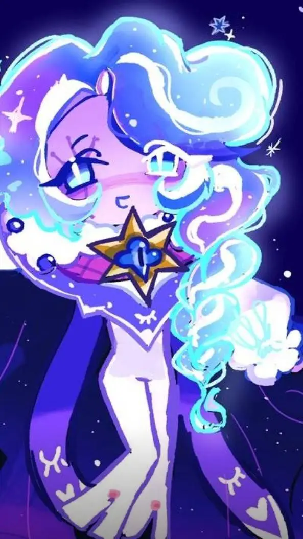 ai character: shadow milk cookie background