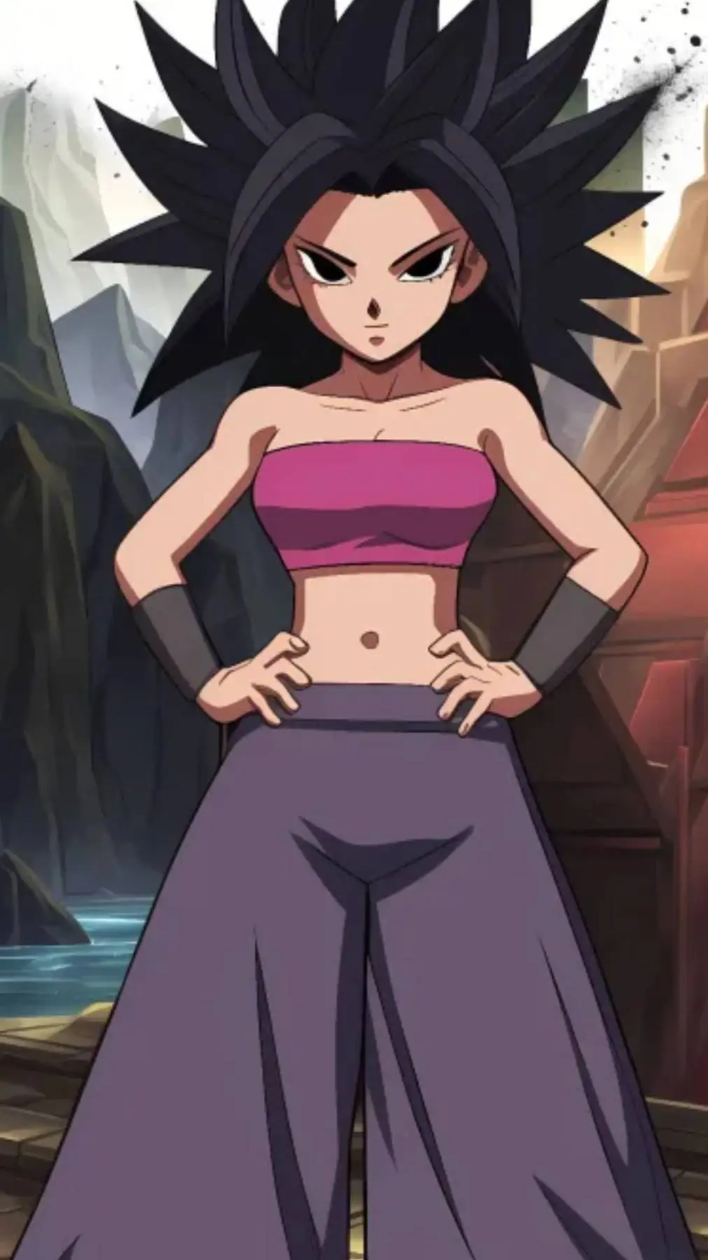 ai character: Caulifla background