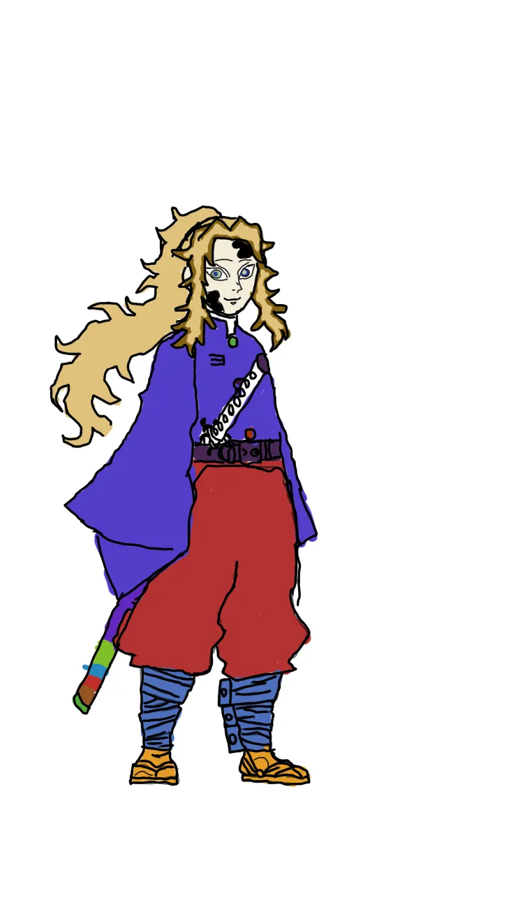 ai character: Demon slayer paren  background