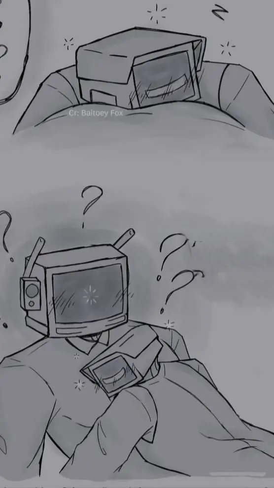 ai character: 💜~Shadow tv man~💜 background