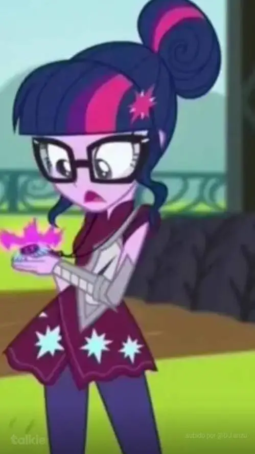 ai character: 💙Twilight Sparkle💜 background
