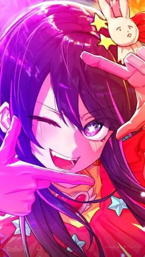 ai character: 💜~Ai Hoshino~🖤 background
