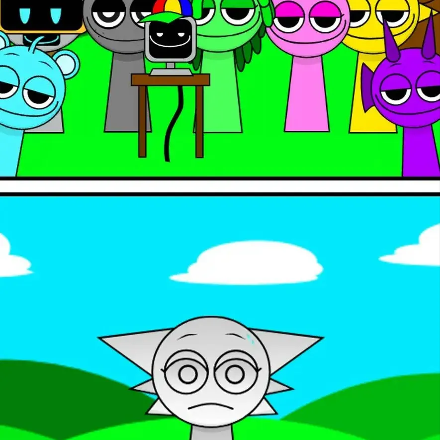 chat with ai character: Sprunki smug party