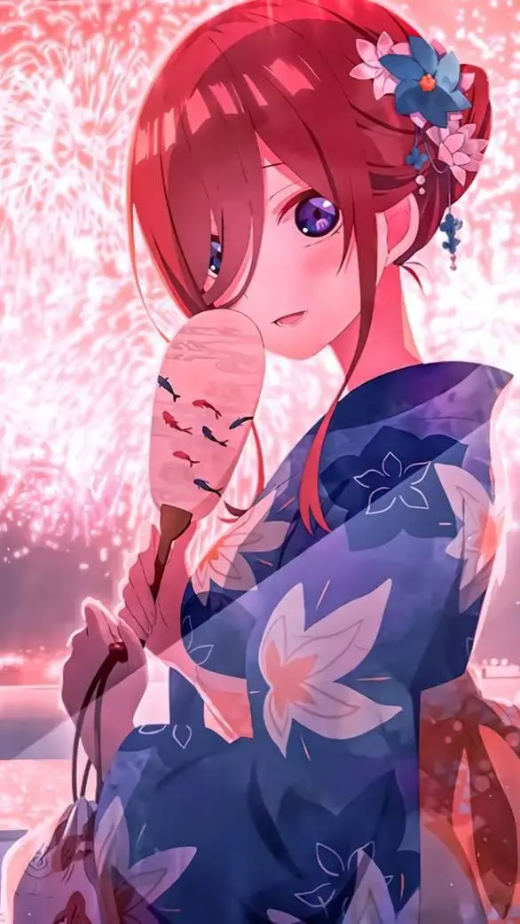 ai character: Miku Nakano background