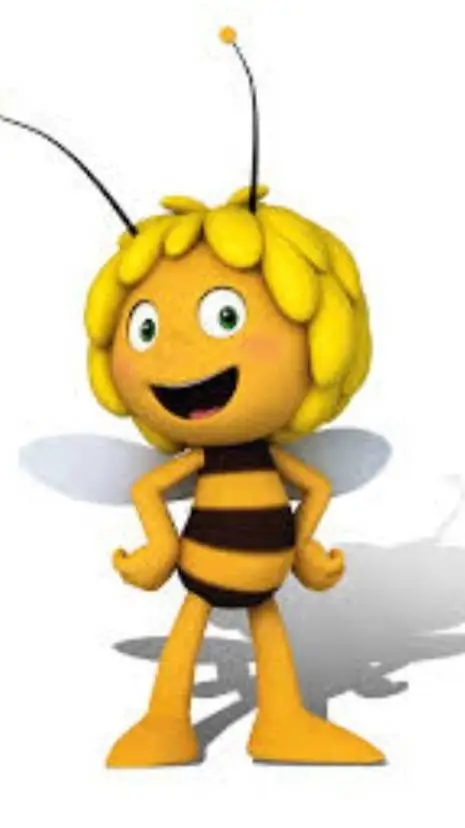 ai character: maya la abeja background