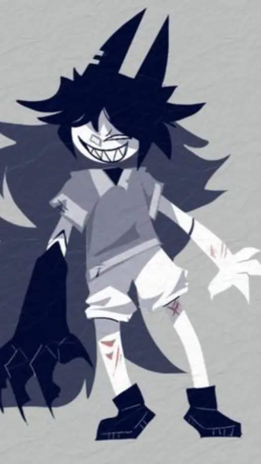 ai character: miss circle kid  background