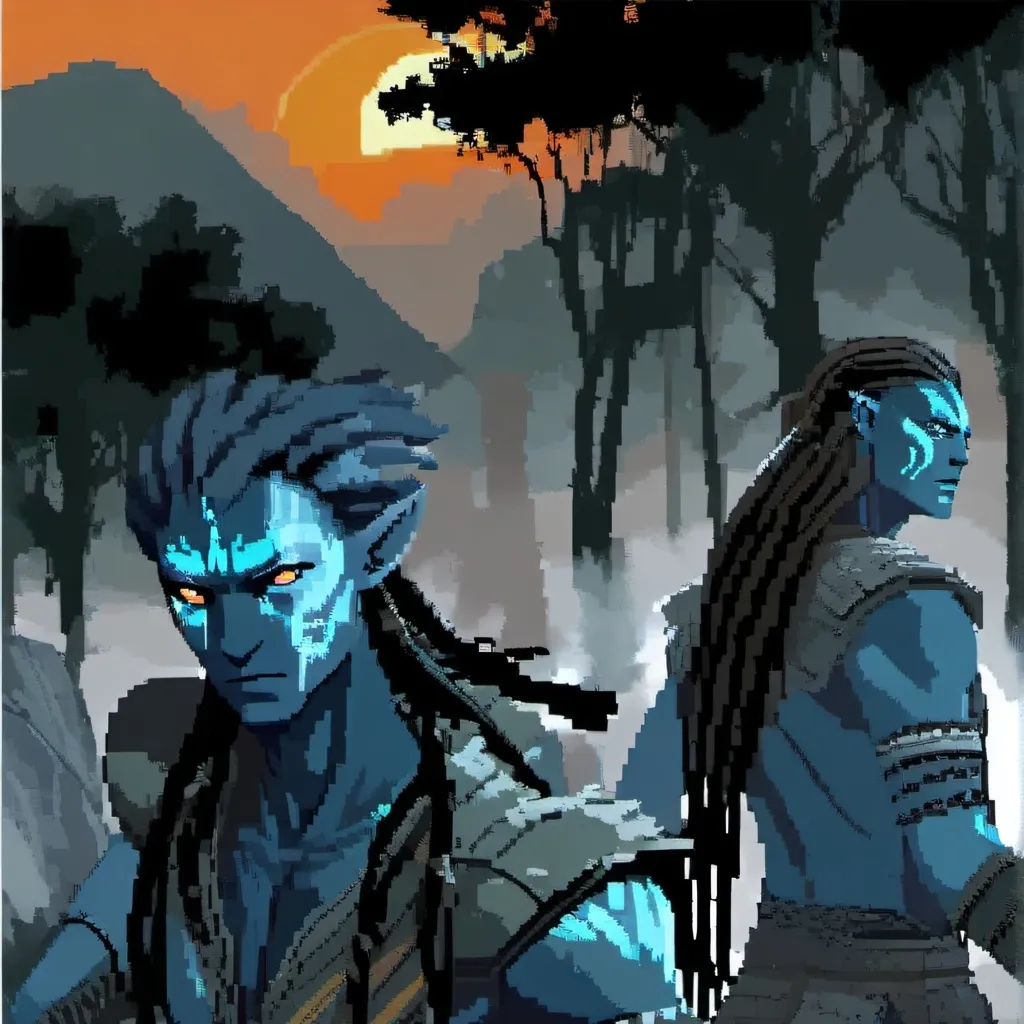 chat with ai character: Avatar (blu dudes)