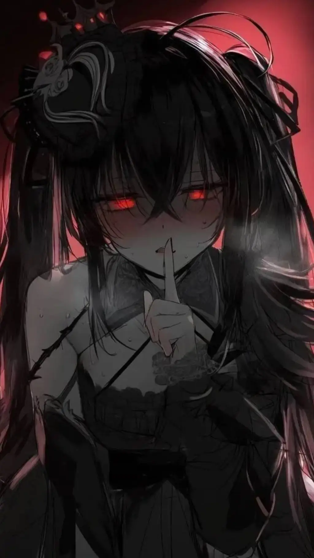 ai character: amiga (yandere) background