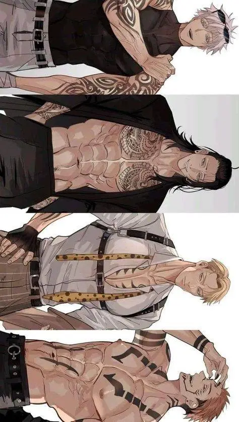 ai character: jjk men background