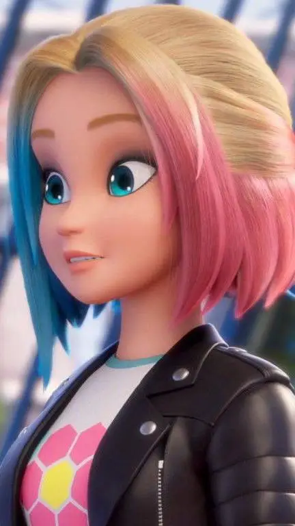 ai character: 🐝💗zoe lee💙 🐝 background
